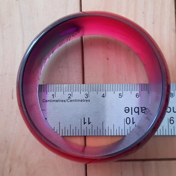 PINK PEACOCK BANGLE - Picture 5 of 5